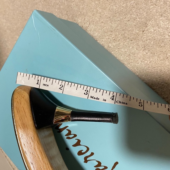 MARCIANO WOODEN STILETTO SANDALS - Picture 12 of 13